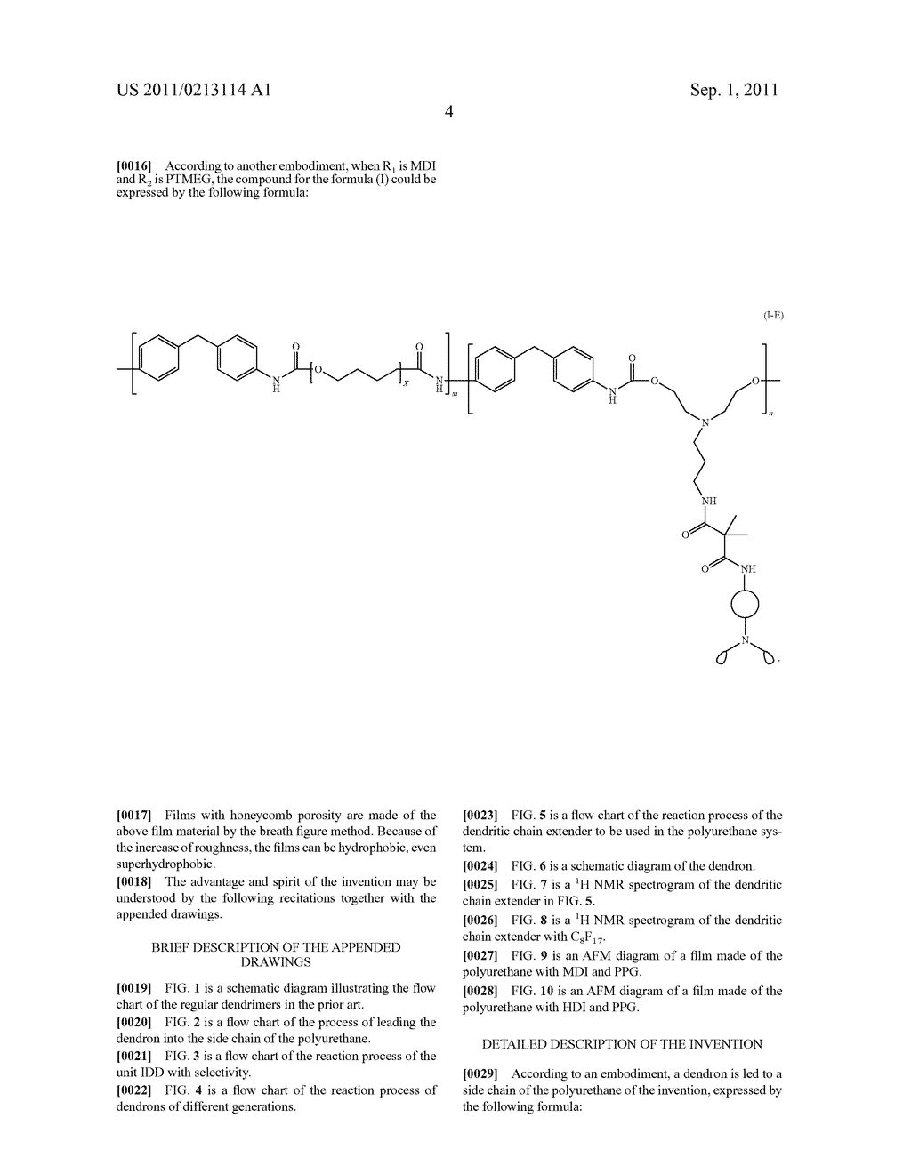 DENDRON, POLYURETHANE WITH SIDE-CHAIN REGULAR DENDRON, AND PRODUCING     METHODS THEREOF - diagram, schematic, and image 13