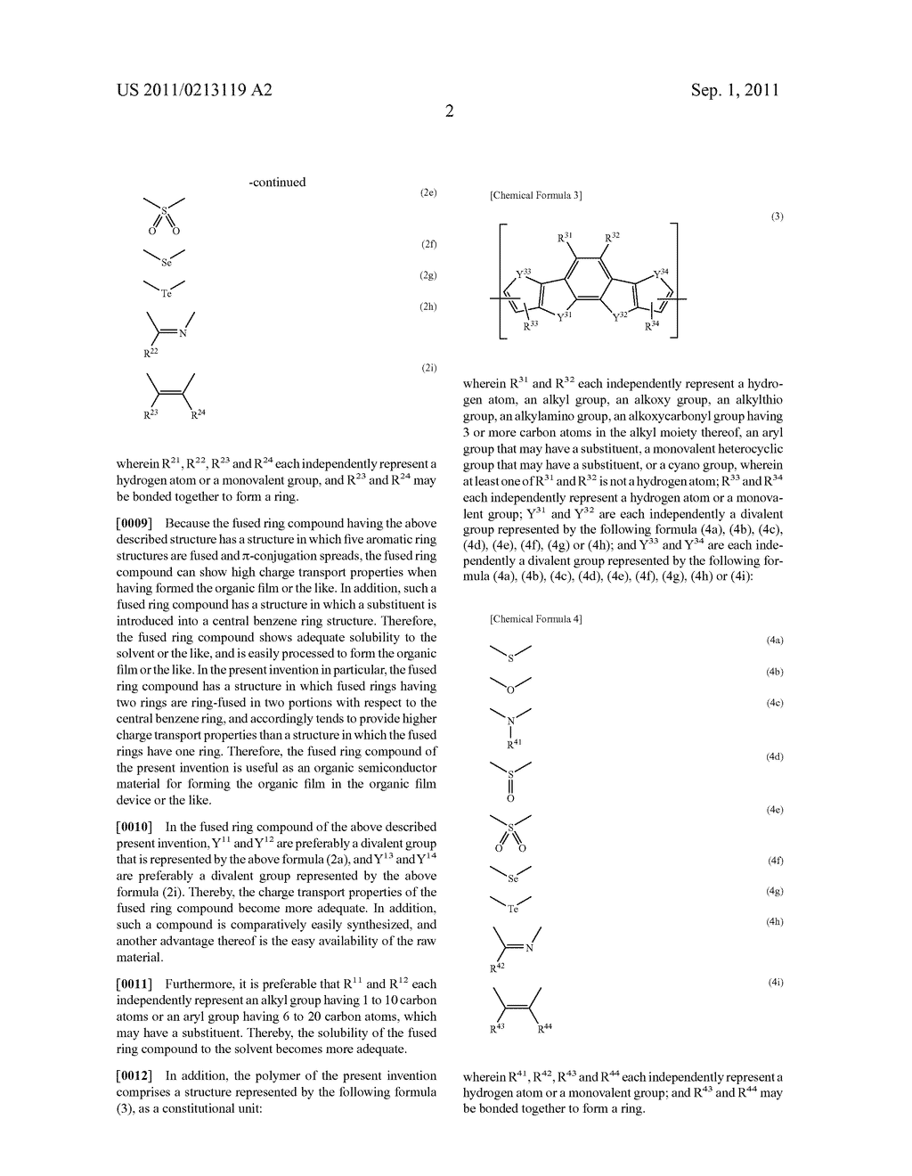 FUSED RING COMPOUND, METHOD FOR PRODUCING THE SAME, POLYMER, ORGANIC THIN     FILM CONTAINING THE COMPOUND AND/OR POLYMER, AND ORGANIC THIN FILM DEVICE     AND ORGANIC THIN FILM TRANSISTOR EACH COMPRISING THE ORGANIC THIN FILM - diagram, schematic, and image 14