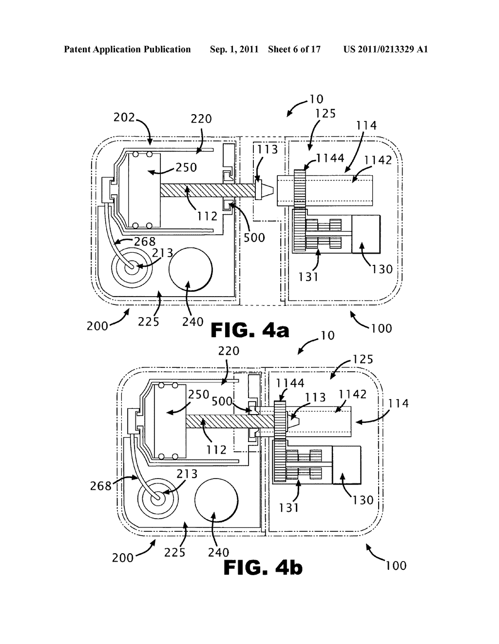 Modular Fluid Delivery Device with Quick-Release / Connect Mechanism for     Drive Screw - diagram, schematic, and image 07