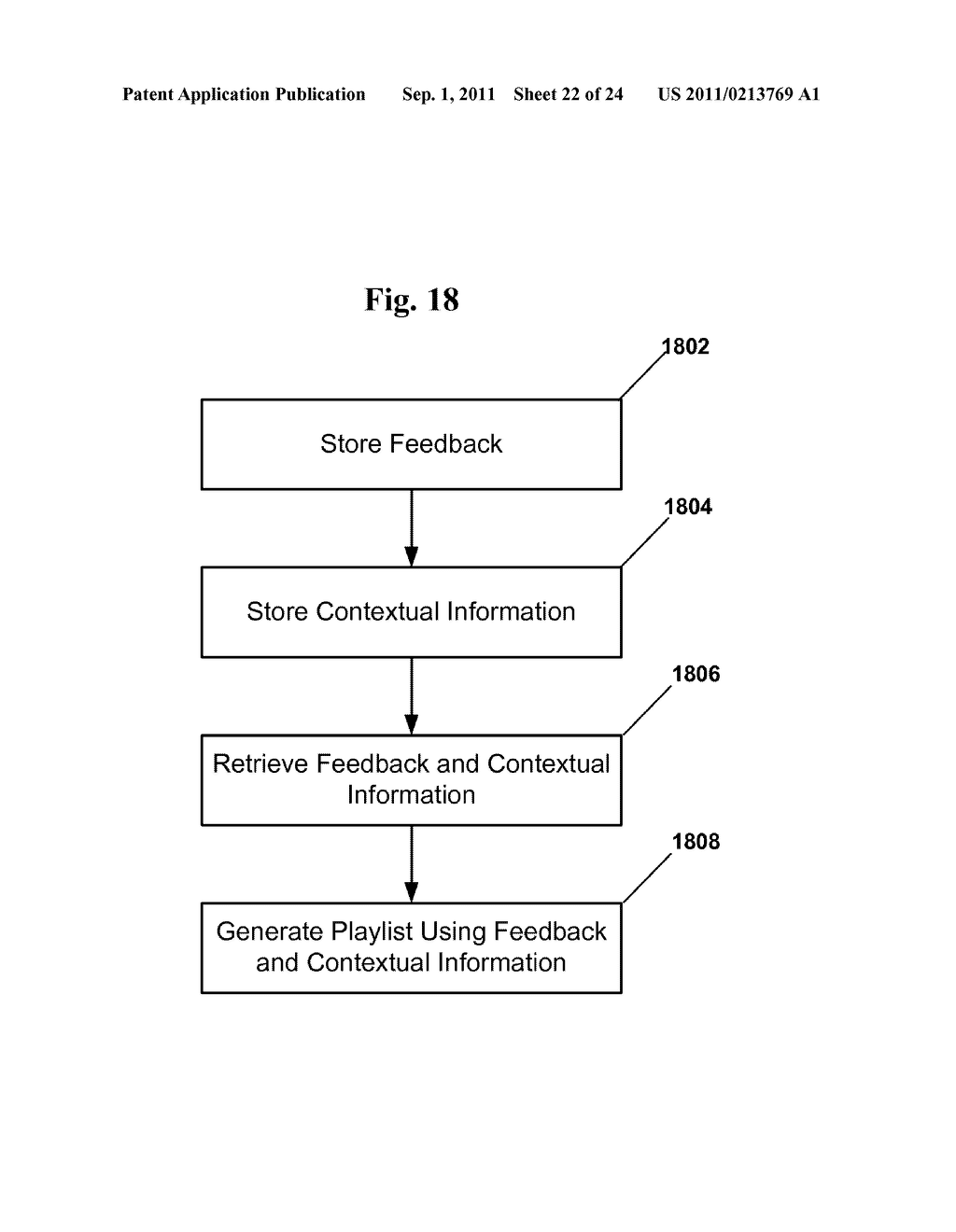 Methods and Systems for Utilizing Contextual Feedback to Generate and     Modify Playlists - diagram, schematic, and image 23