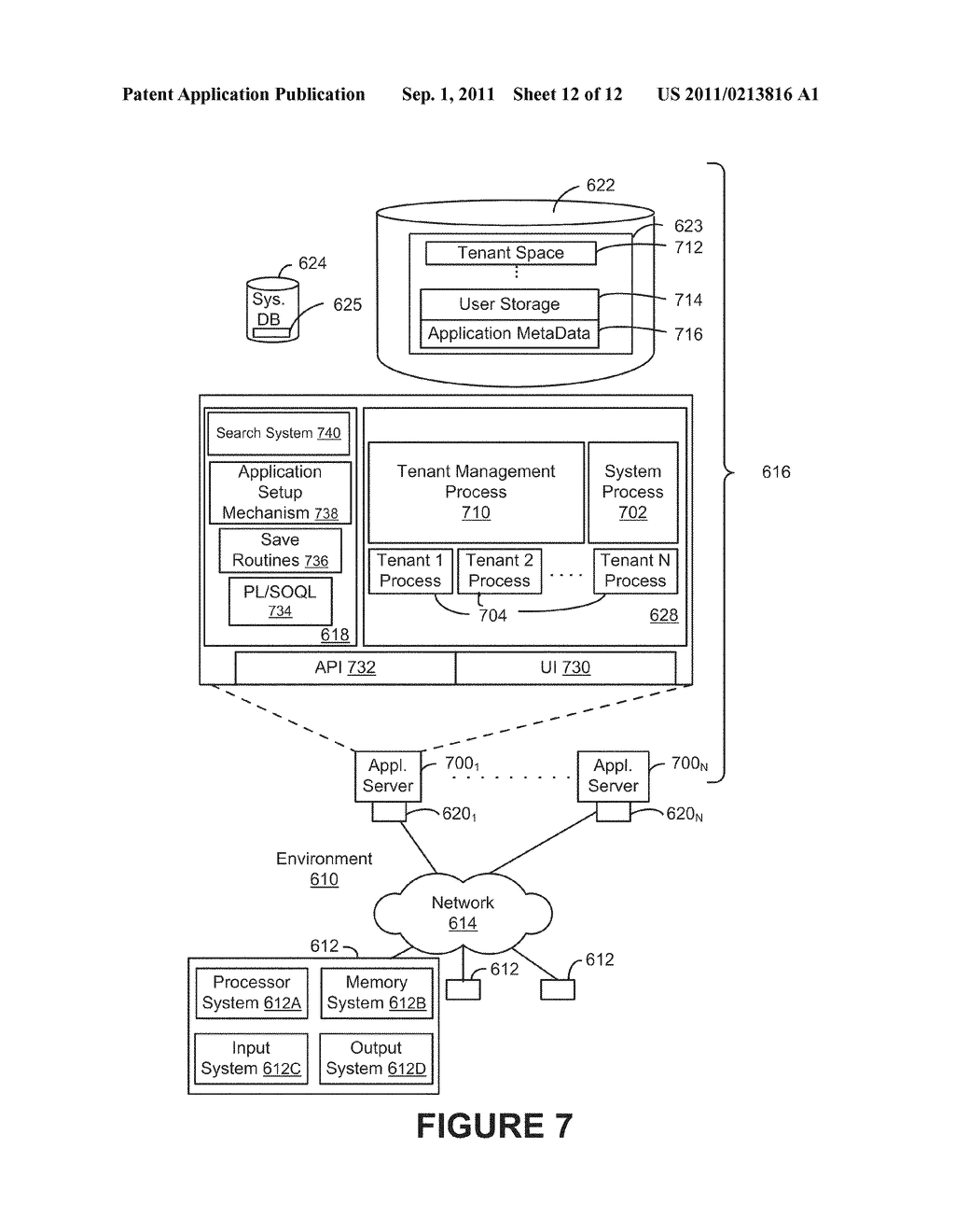 SYSTEM, METHOD AND COMPUTER PROGRAM PRODUCT FOR USING A DATABASE TO ACCESS     CONTENT STORED OUTSIDE OF THE DATABASE - diagram, schematic, and image 13