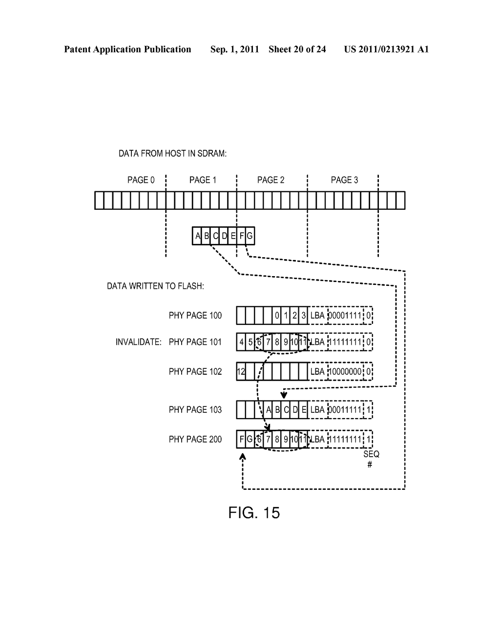 Command Queuing Smart Storage Transfer Manager for Striping Data to     Raw-NAND Flash Modules - diagram, schematic, and image 21