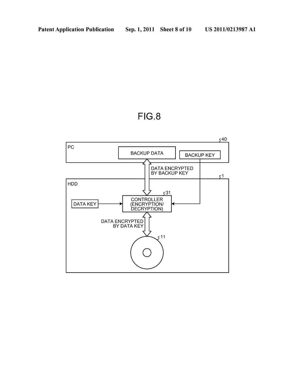 CONTROLLER FOR DATA STORAGE DEVICE, DATA STORAGE DEVICE, AND CONTROL     METHOD THEREOF - diagram, schematic, and image 09