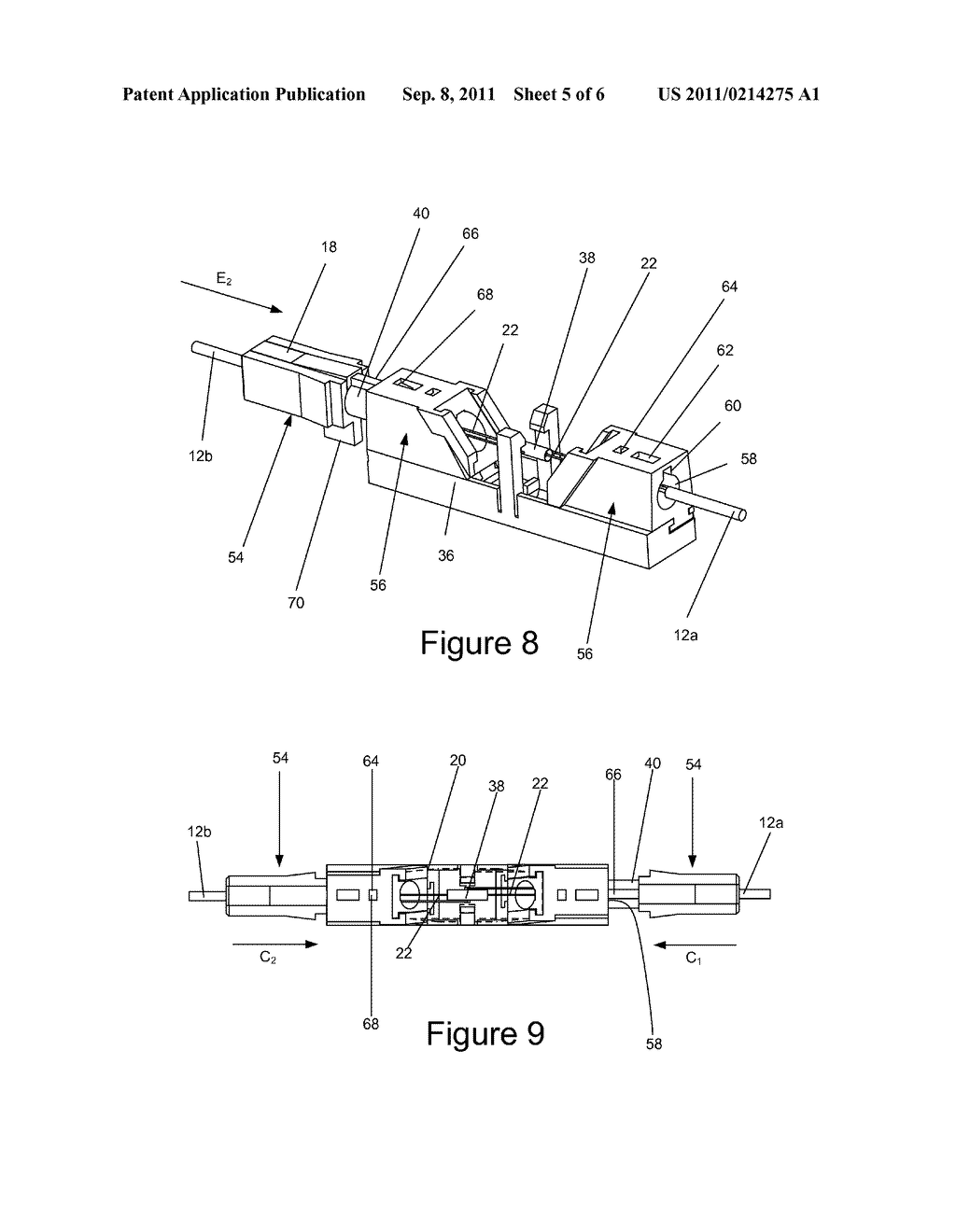 APPARATUS FOR MECHANICALLY SPLICING OPTIC FIBERS - diagram, schematic, and image 06