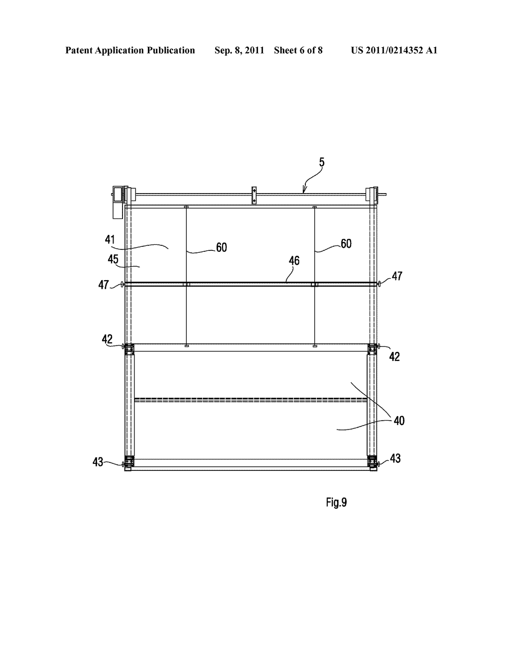 CURTAIN-TYPE CLOSURE DEVICE FOR AN OPENING IN A BUILDING - diagram, schematic, and image 07