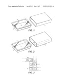 PACKAGE WITH TRAY AND SLEEVE AND METHOD FOR PACKAGING A PRODUCT diagram and image