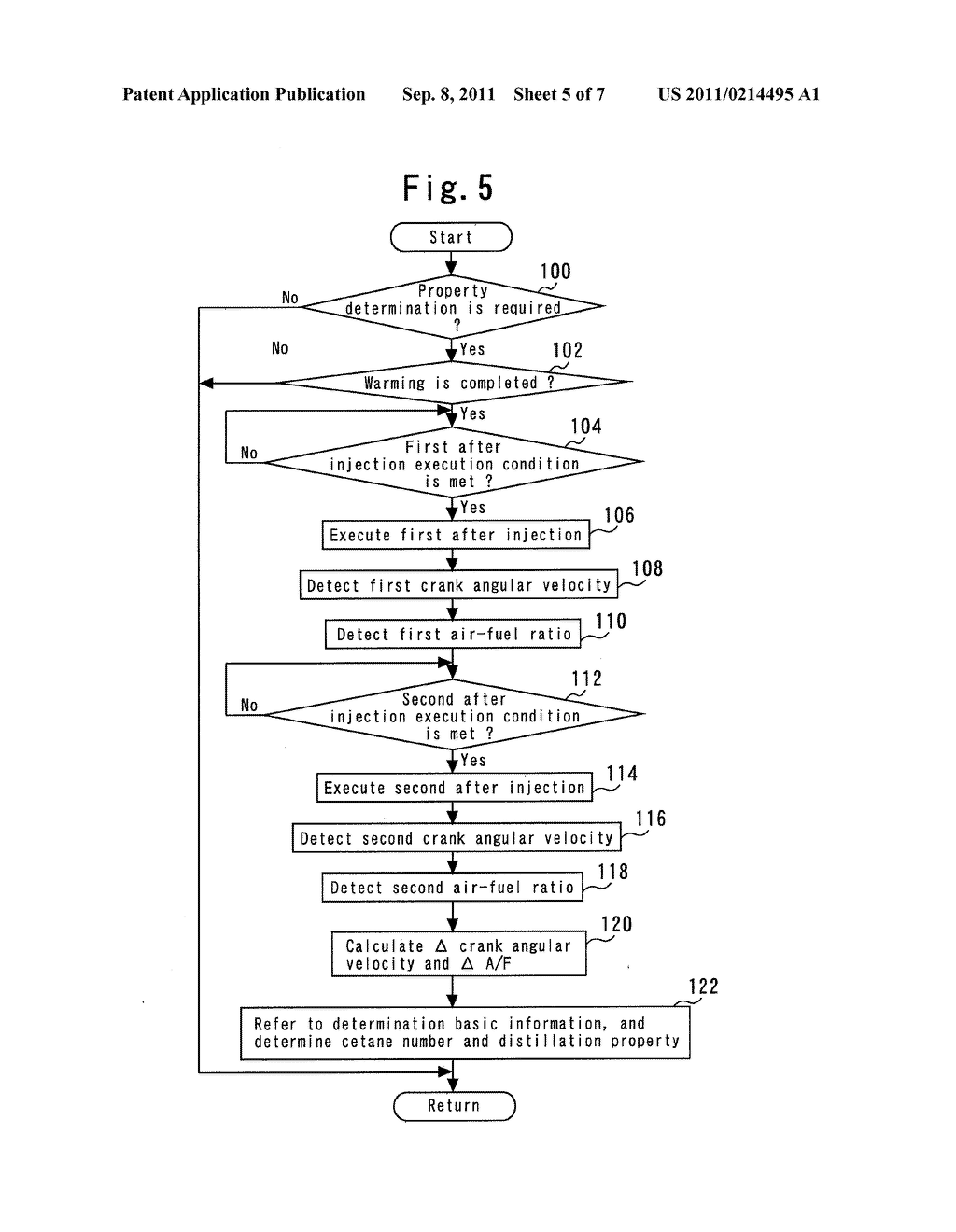 FUEL PROPERTY DETERMINATION APPARATUS FOR INTERNAL COMBUSTION ENGINE - diagram, schematic, and image 06