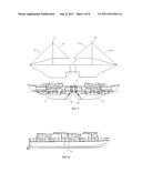 Multi-hull rebuilt vessels with variable shape diagram and image