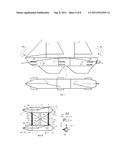 Multi-hull rebuilt vessels with variable shape diagram and image