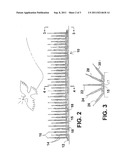 Unitary Configured Bird Repellent Apparatus diagram and image