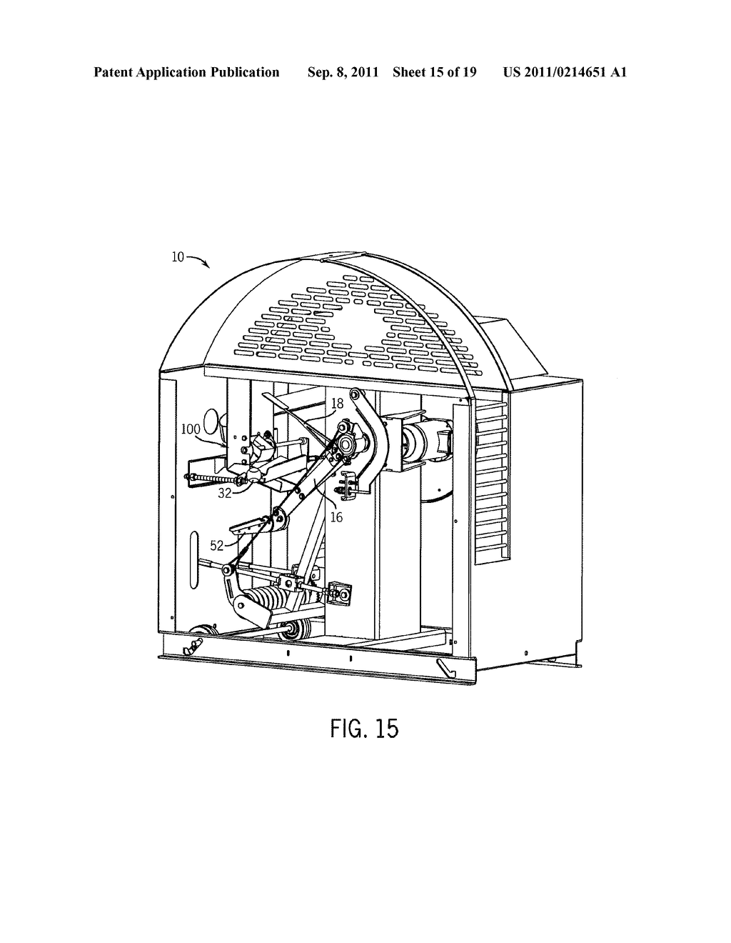 ARM PITCHING MACHINE HAVING A LEAD TIMING ARM - diagram, schematic, and image 16