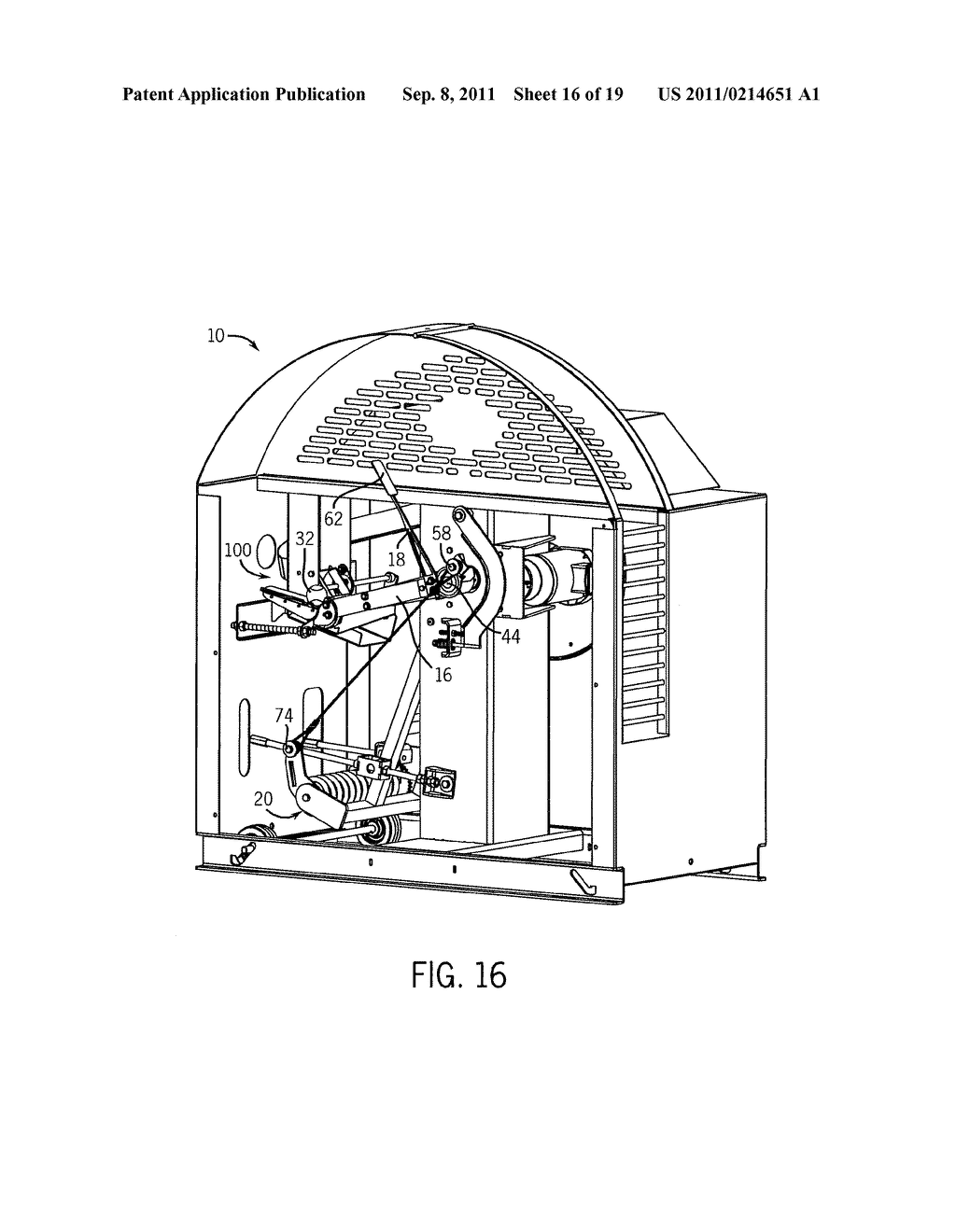 ARM PITCHING MACHINE HAVING A LEAD TIMING ARM - diagram, schematic, and image 17