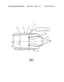 NACELLE WITH AN ADAPTABLE OUTLET SECTION diagram and image