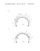 PNEUMATIC TIRE FOR MOTORCYCLE diagram and image