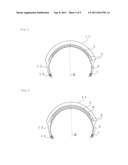 PNEUMATIC TIRE FOR MOTORCYCLE diagram and image