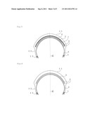 PNEUMATIC TIRE FOR MOTORCYCLE diagram and image