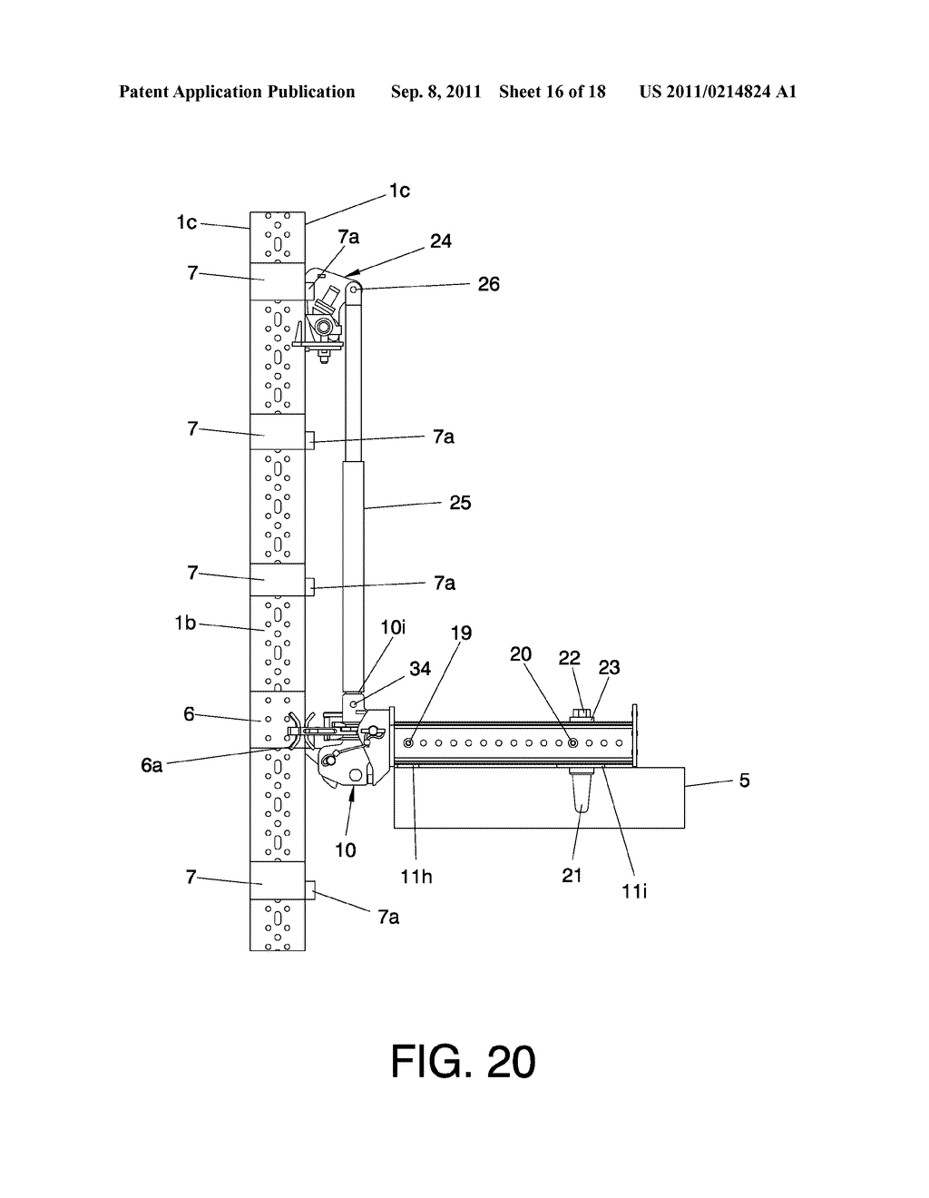 SELF-CLIMBING PERIMETRIC PROTECTION SYSTEM FOR CONSTRUCTION WORKS IN     BUILDINGS - diagram, schematic, and image 17