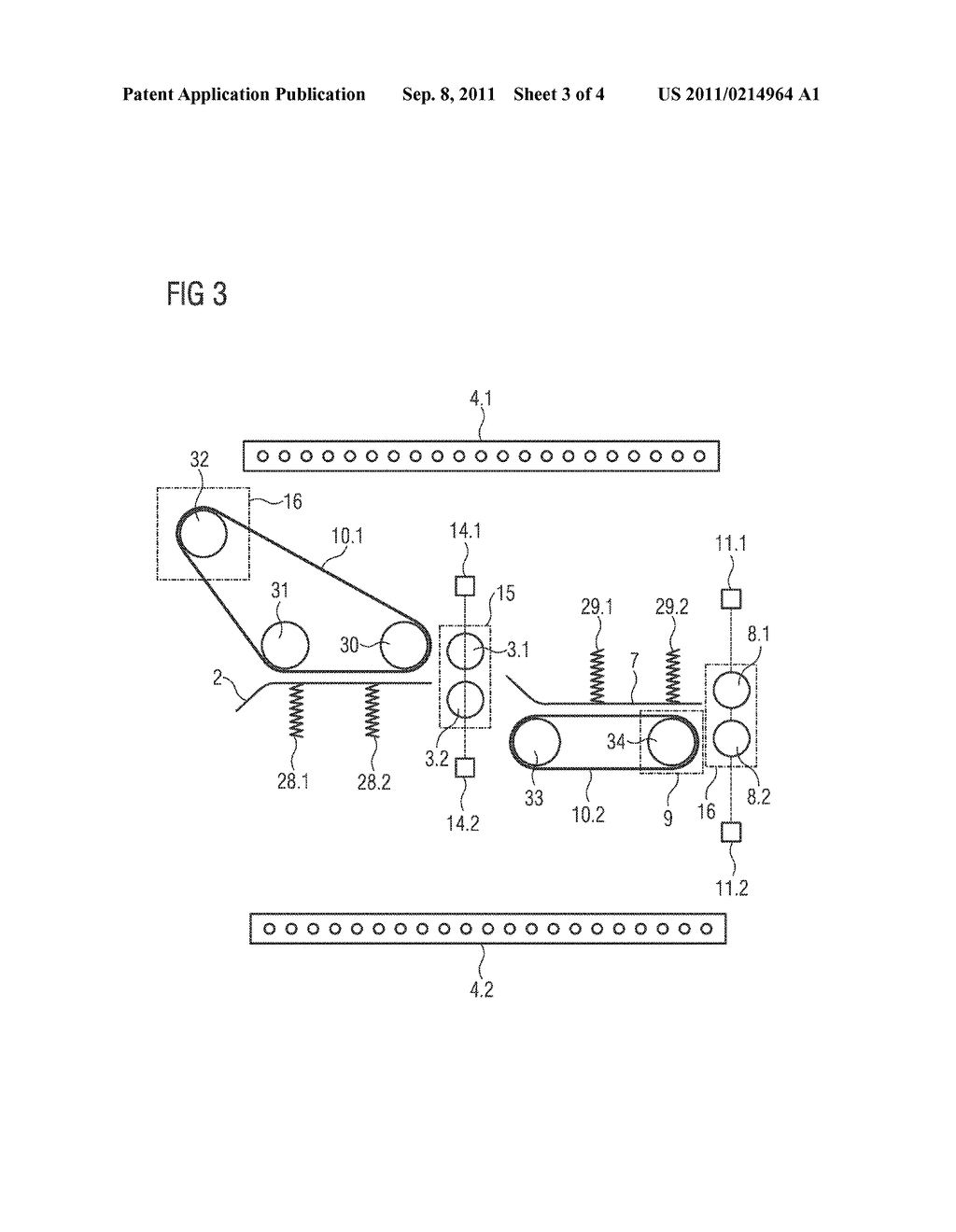 METHOD AND APPARATUS FOR THE REVERSAL OF DIRECTION IN THE TRANSPORT OF     ARTICLES - diagram, schematic, and image 04