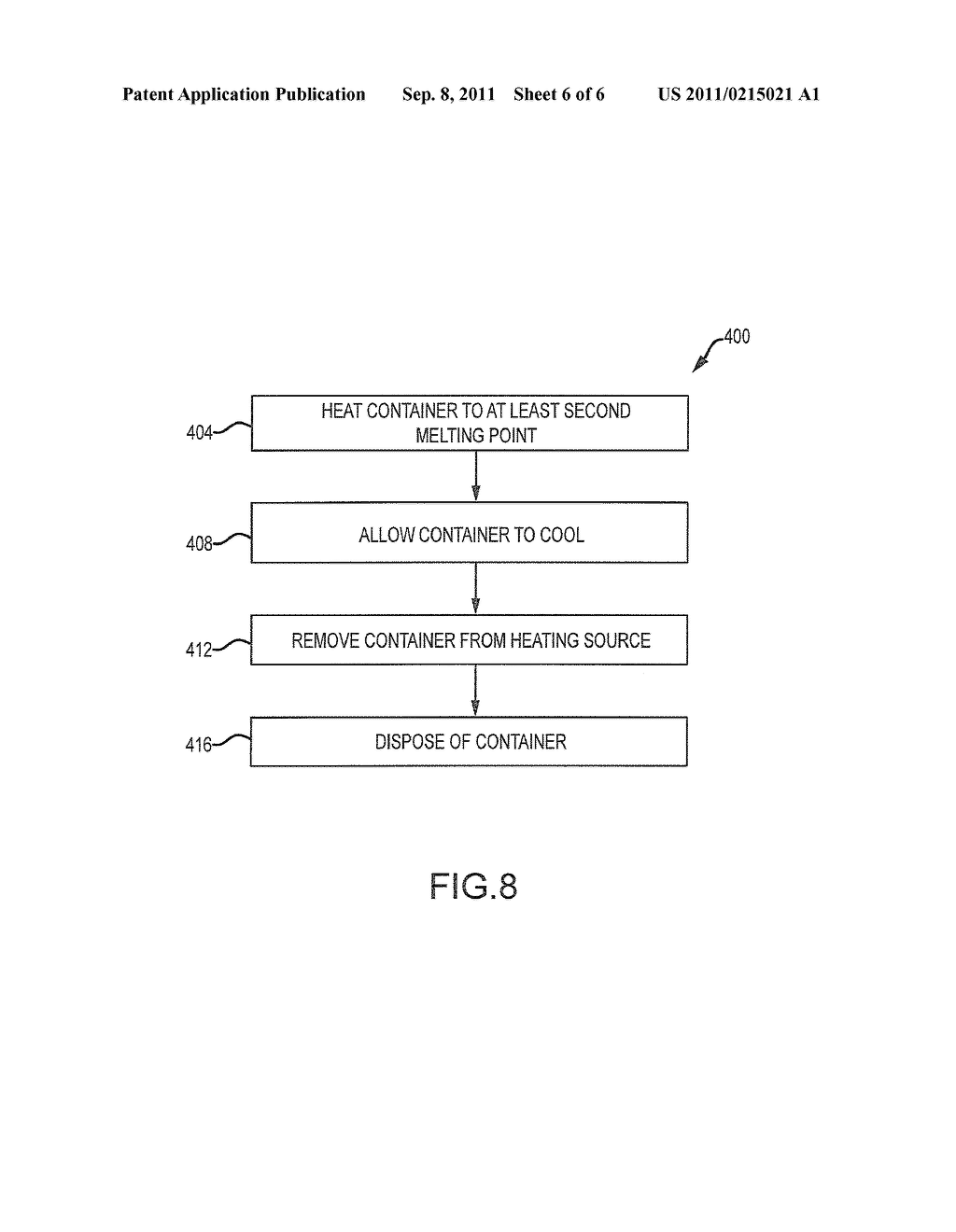 CONTAINER AND METHOD FOR FACILITATING DISPOSAL OF UNUSED PHARMACEUTICAL     PRODUCT - diagram, schematic, and image 07