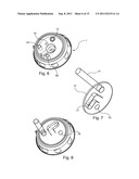 DISPENSING PART FOR A WATER COOLER, AND WATER COOLER COMPRISING SUCH A     PART diagram and image