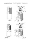 DISPENSING PART FOR A WATER COOLER, AND WATER COOLER COMPRISING SUCH A     PART diagram and image