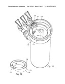 DISPENSING PART FOR A WATER COOLER, AND WATER COOLER COMPRISING SUCH A     PART diagram and image