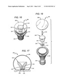 SOLID STATE LAMP WITH THERMAL SPREADING ELEMENTS AND LIGHT DIRECTING     OPTICS diagram and image