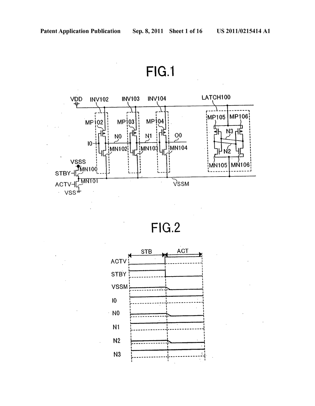 Semiconductor integrated circuit device with reduced leakage current - diagram, schematic, and image 02