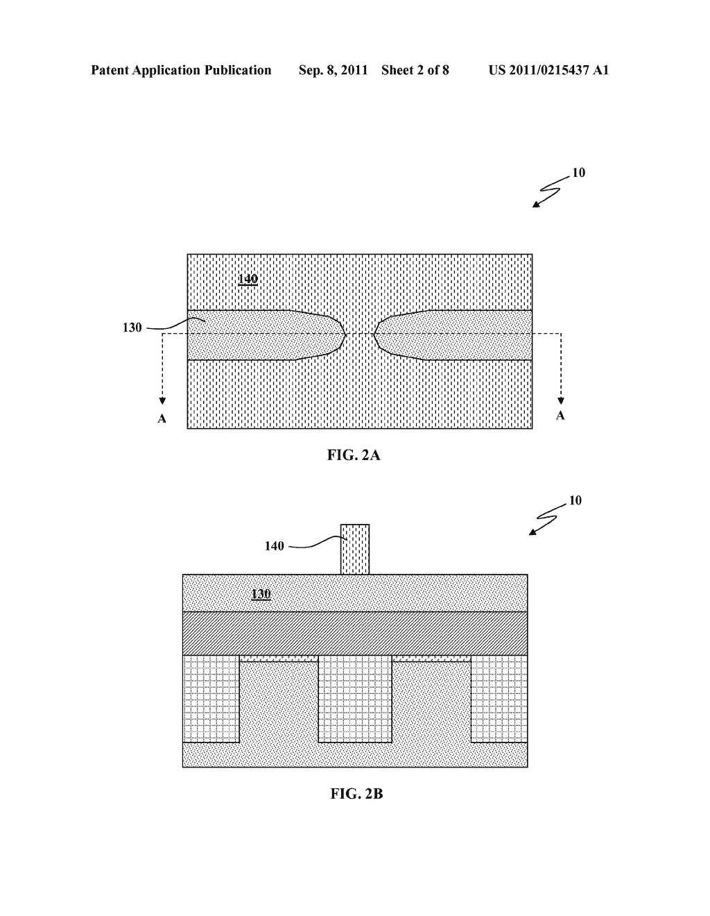 METHOD OF PATTERNING SEMICONDUCTOR STRUCTURE AND STRUCTURE THEREOF - diagram, schematic, and image 03