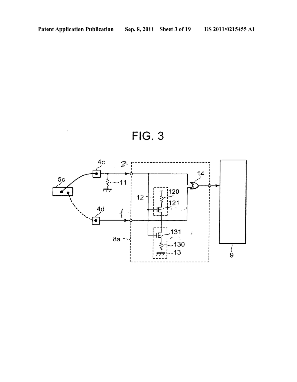 Semiconductor device capable of switching operation mode and operation     mode setting method therefor - diagram, schematic, and image 04