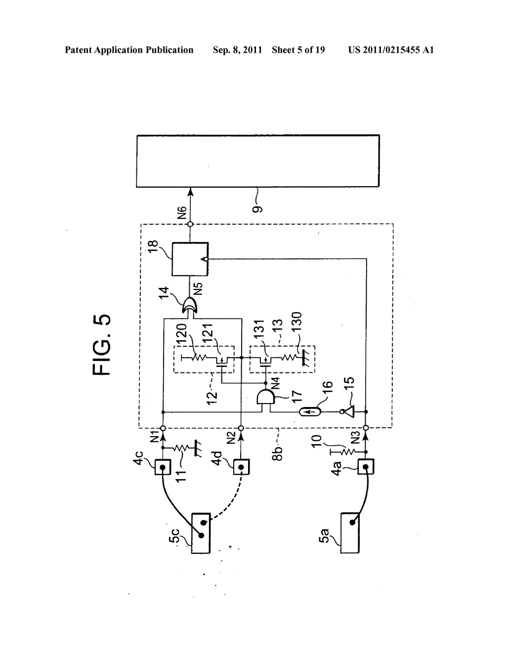 Semiconductor device capable of switching operation mode and operation     mode setting method therefor - diagram, schematic, and image 06