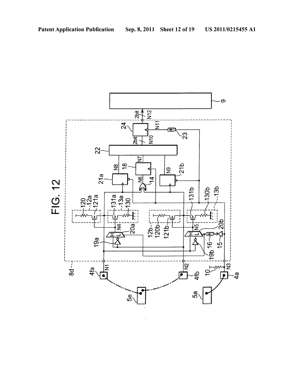 Semiconductor device capable of switching operation mode and operation     mode setting method therefor - diagram, schematic, and image 13
