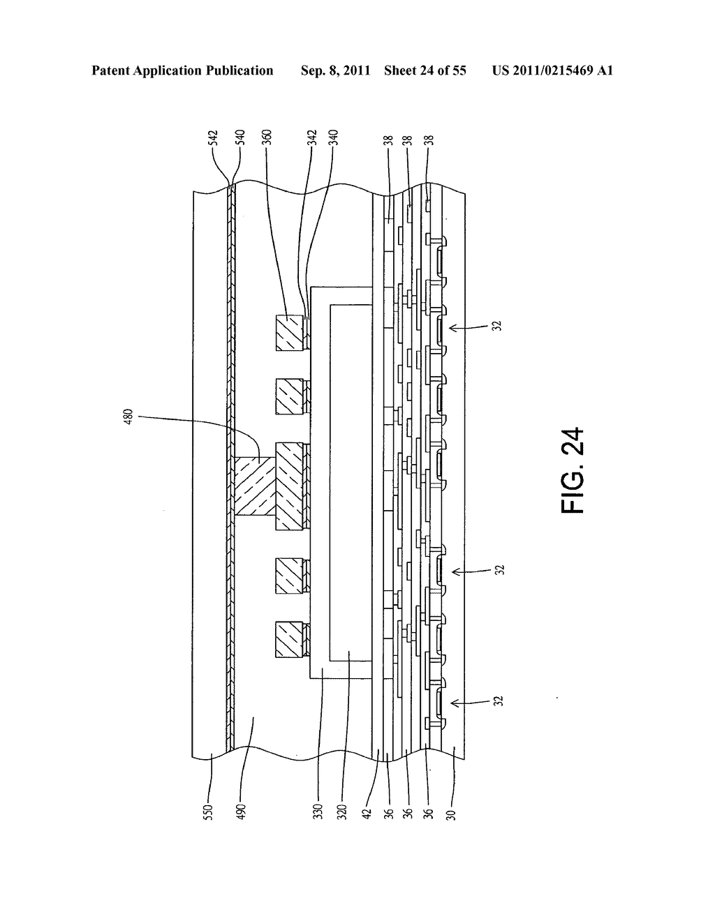 METHOD FOR FORMING A DOUBLE EMBOSSING STRUCTURE - diagram, schematic, and image 25