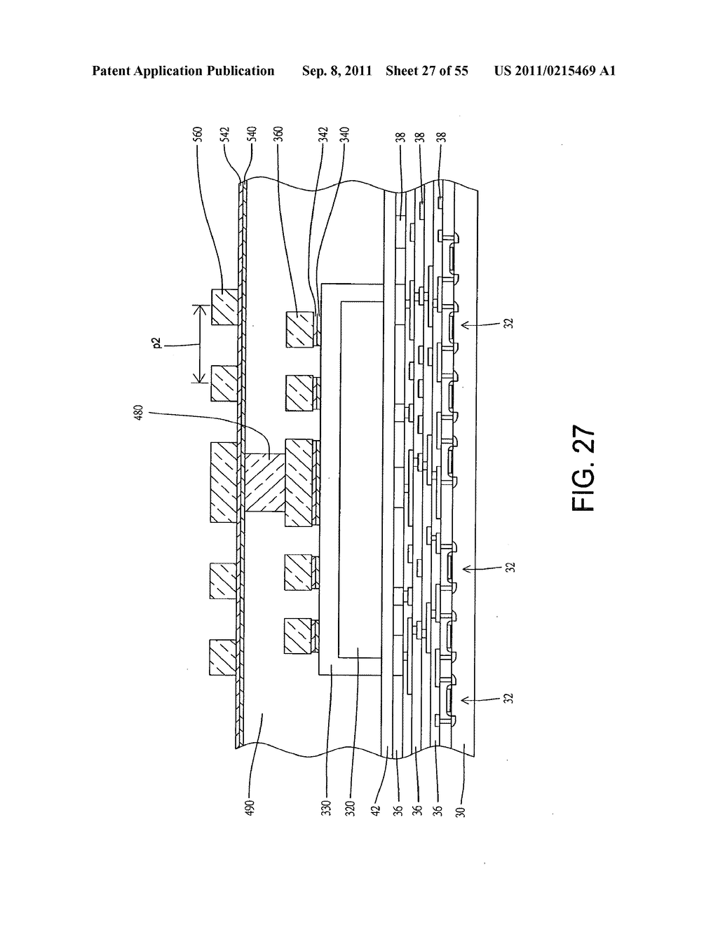 METHOD FOR FORMING A DOUBLE EMBOSSING STRUCTURE - diagram, schematic, and image 28