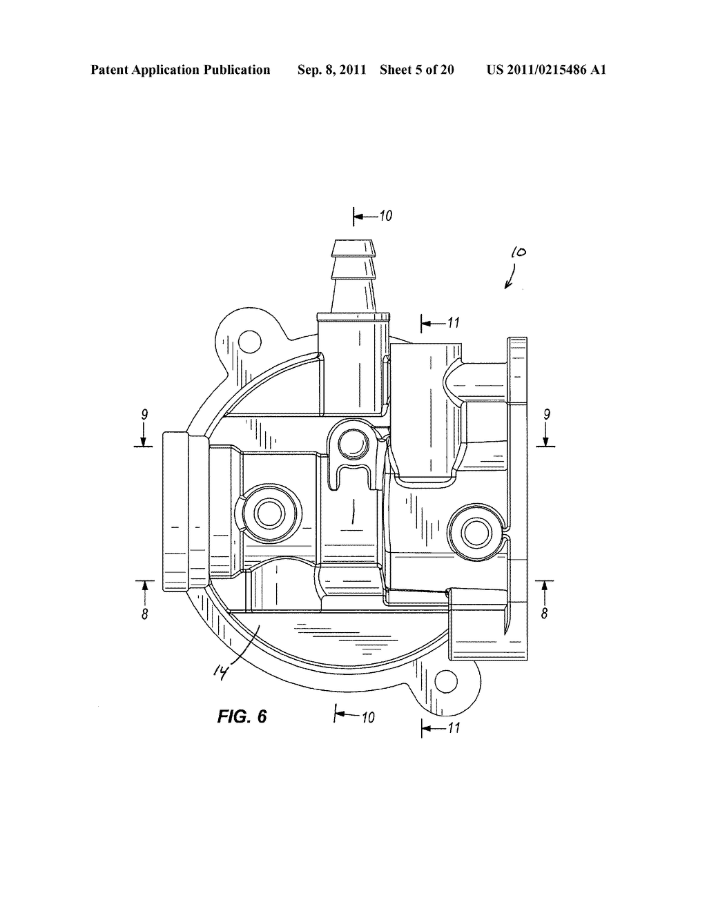 CARBURETOR INCLUDING ONE-PIECE FUEL-METERING INSERT - diagram, schematic, and image 06