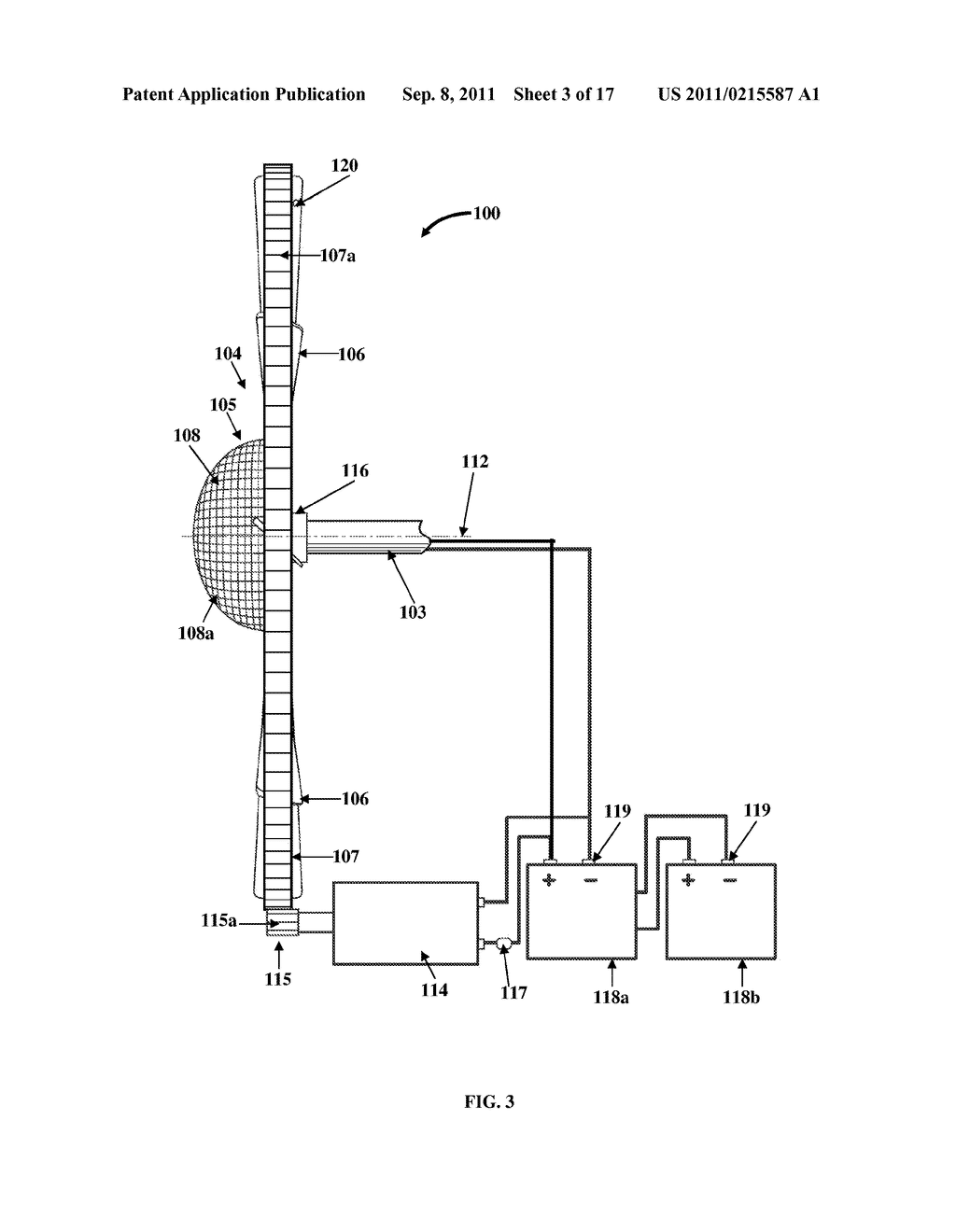 Hybrid Horizontal Axis Energy Apparatus - diagram, schematic, and image 04