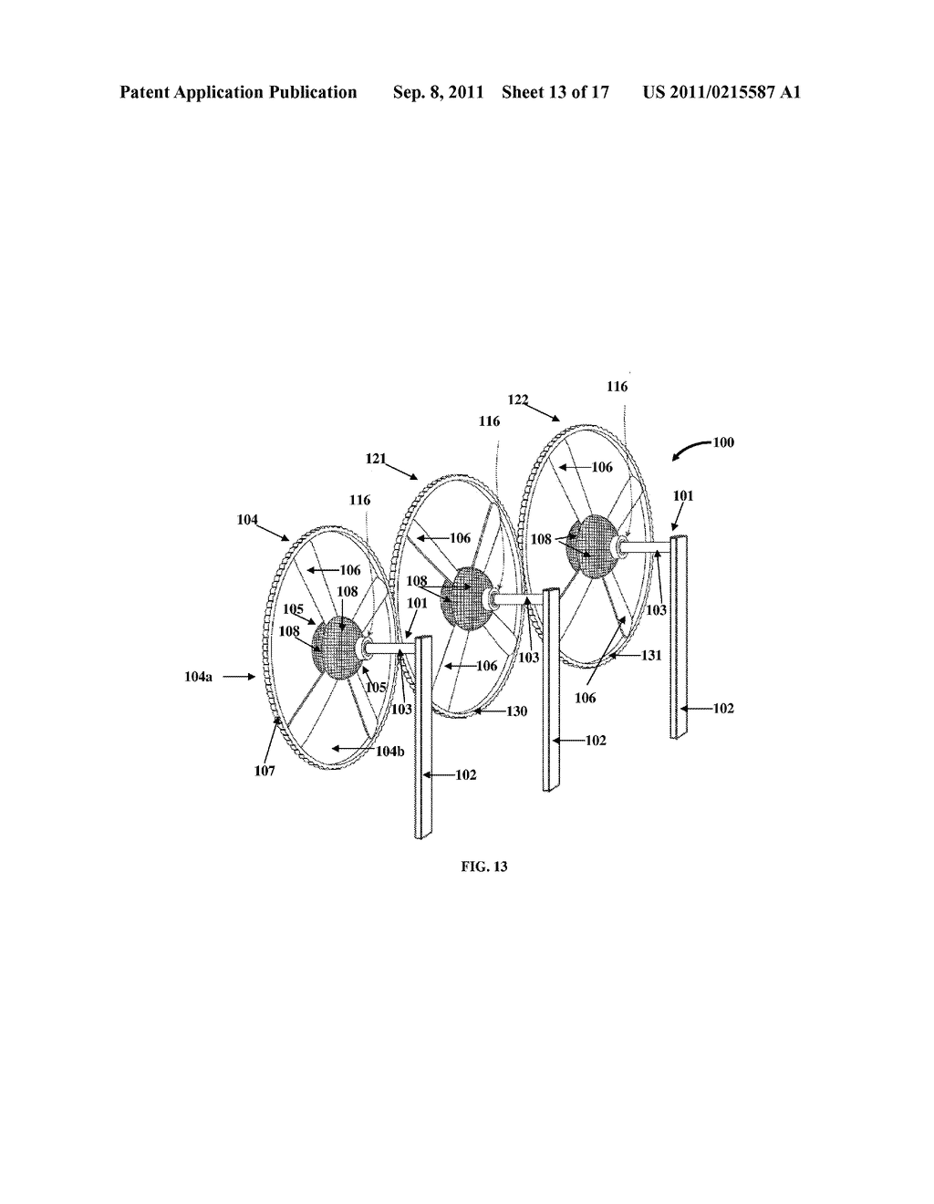 Hybrid Horizontal Axis Energy Apparatus - diagram, schematic, and image 14