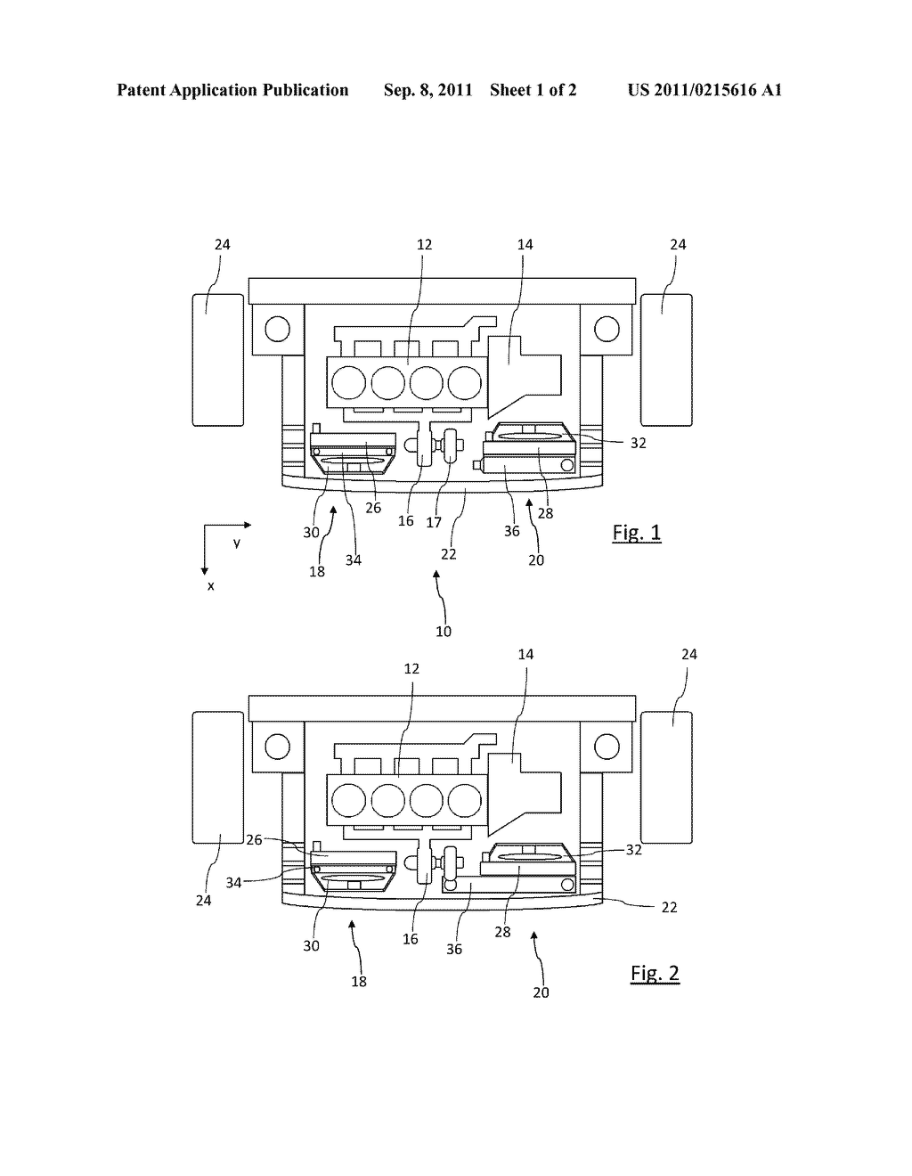 FORWARD STRUCTURE OF A MOTOR VEHICLE - diagram, schematic, and image 02