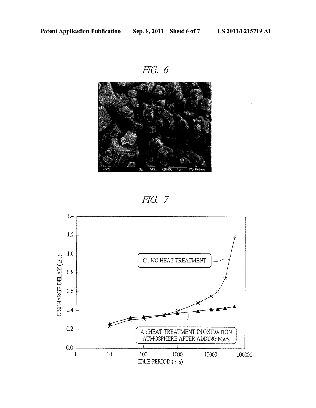 MANUFACTURING METHOD OF PLASMA DISPLAY PANEL, MAGNESIUM OXIDE CRYSTAL AND     PLASMA DISPLAY PANEL - diagram, schematic, and image 07