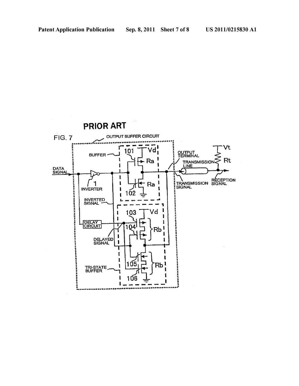 OUTPUT BUFFER CIRCUIT AND DIFFERENTIAL OUTPUT BUFFER CIRCUIT, AND     TRANSMISSION METHOD - diagram, schematic, and image 08
