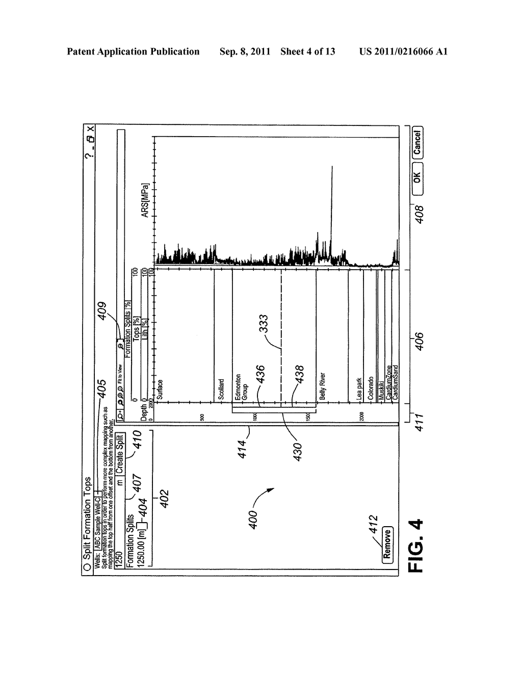 METHOD, SYSTEM AND COMPUTER-READABLE MEDIUM FOR PROVIDING A USER INTERFACE     FOR PREDICTING THE PHYSICAL ATTRIBUTES OF A PROPOSED WELL - diagram, schematic, and image 05