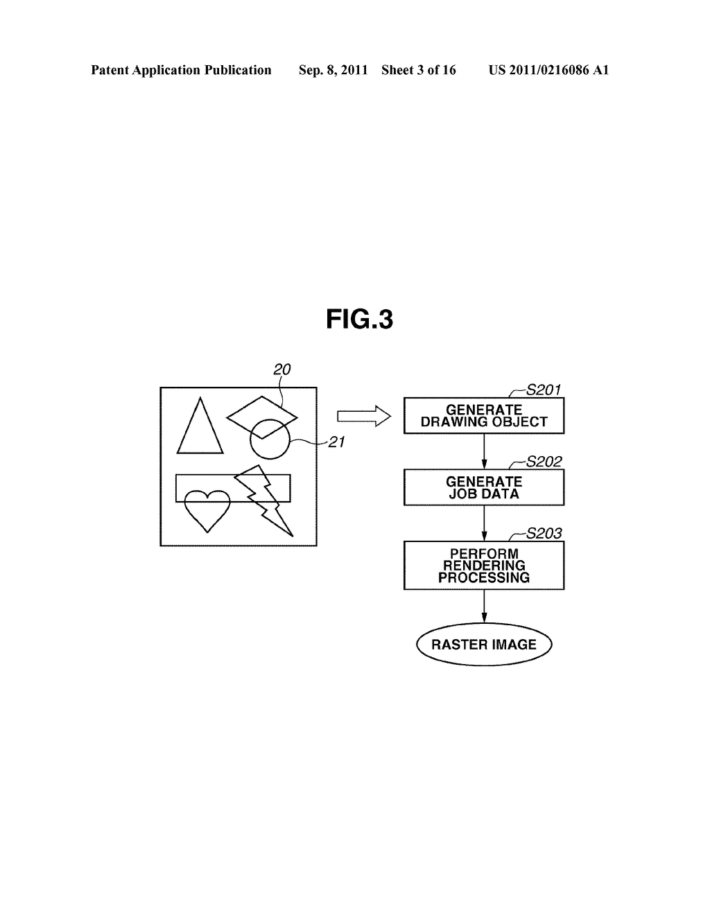 APPARATUS FOR GENERATING RASTER IMAGES, RASTER IMAGE GENERATING METHOD,     AND STORAGE MEDIUM - diagram, schematic, and image 04