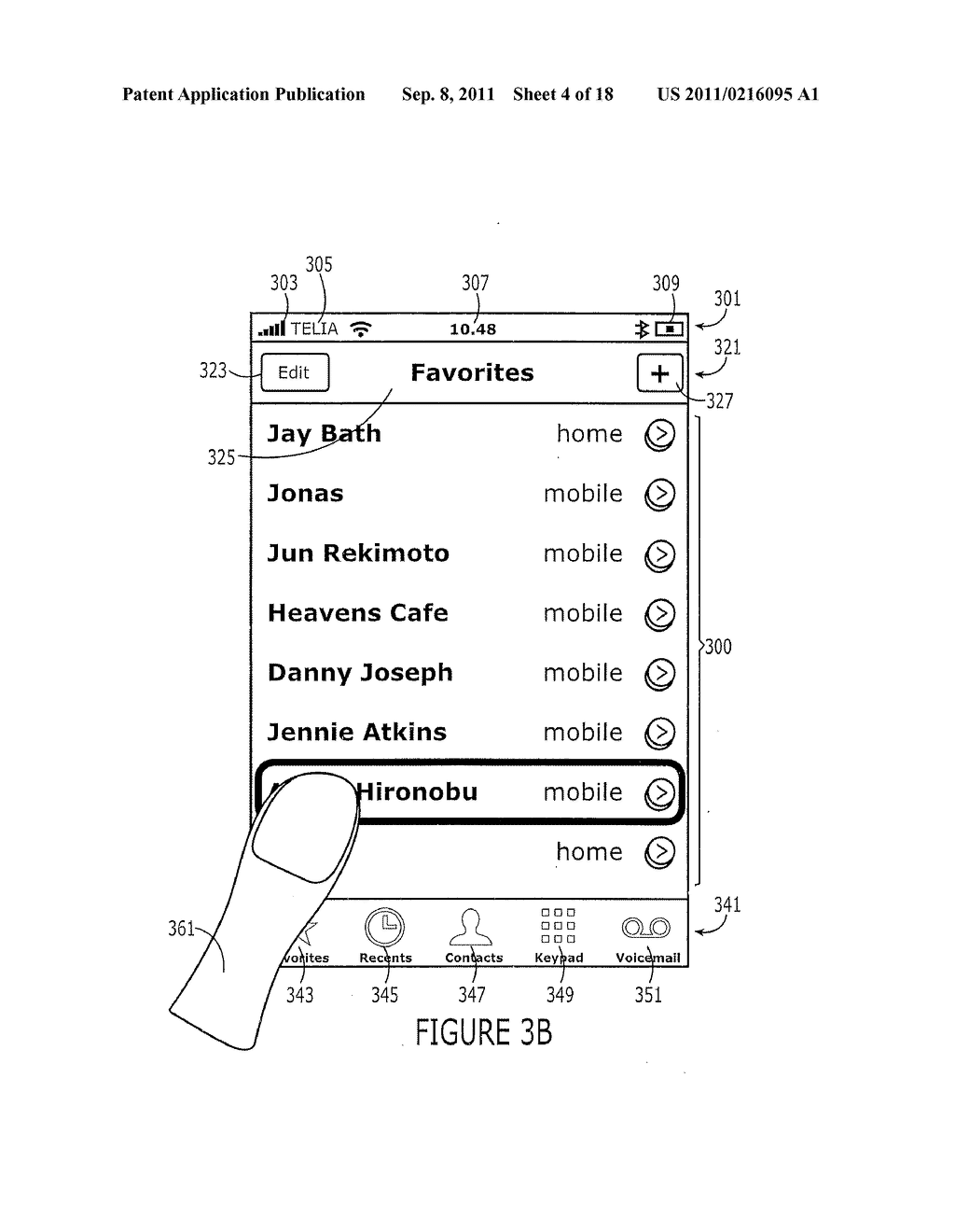 Methods, Devices, and Computer Program Products Providing Multi-Touch Drag     and Drop Operations for Touch-Sensitive User Interfaces - diagram, schematic, and image 05