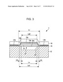 Thermal head, printer, and manufacturing method for the thermal head diagram and image