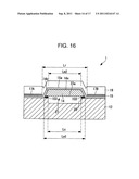 Thermal head, printer, and manufacturing method for the thermal head diagram and image