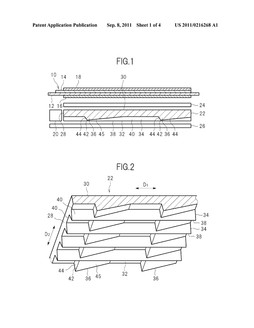 LIGHT GUIDE PLATE AND LIQUID CRYSTAL DISPLAY DEVICE USING THE SAME - diagram, schematic, and image 02