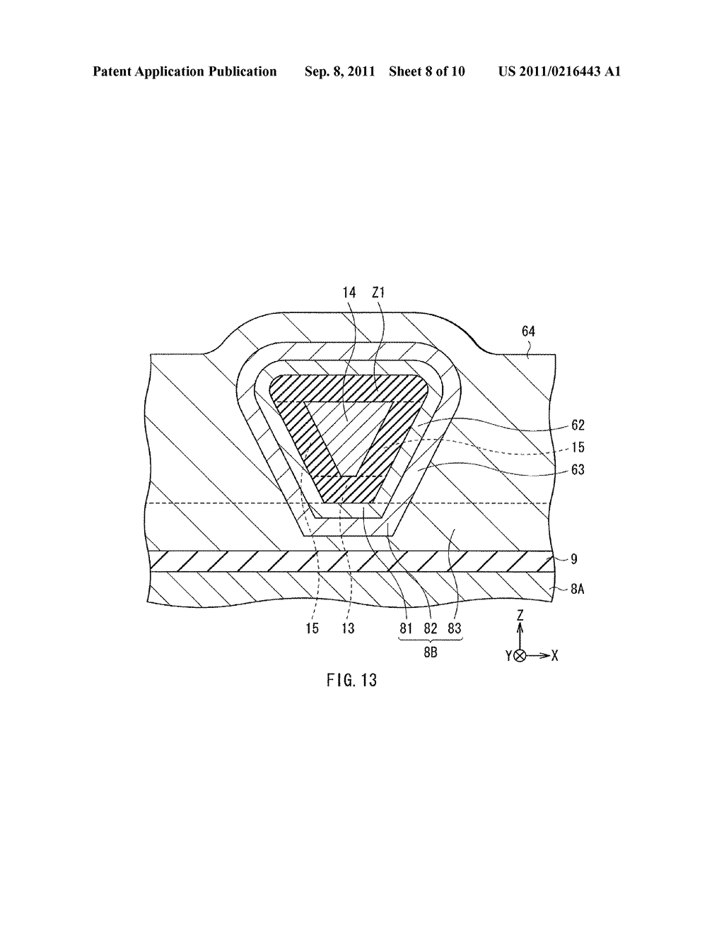 PERPENDICULAR MAGNETIC WRITE HEAD AND MAGNETIC RECORDING DEVICE - diagram, schematic, and image 09