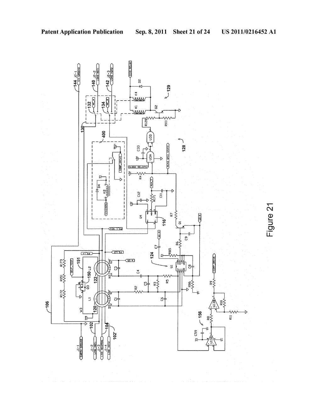 PROTECTIVE DEVICE FOR AN ELECTRICAL SUPPLY FACILITY - diagram, schematic, and image 22