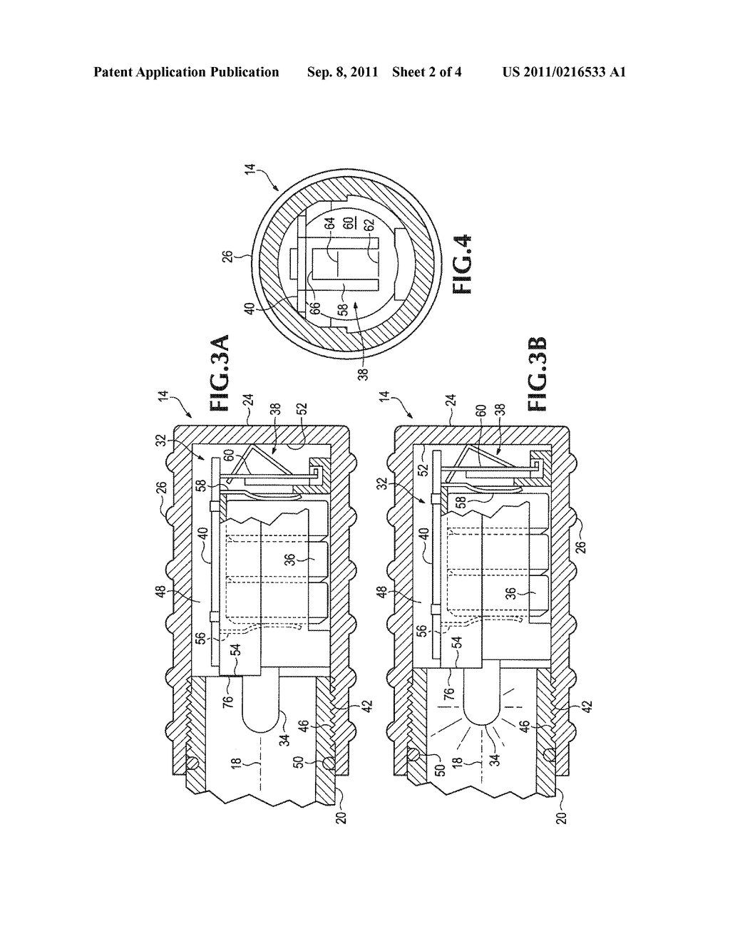 ELECTRONIC GLOW STICK DEVICE WITH ALTERNATING FLASHER - diagram, schematic, and image 03