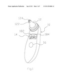 EAR THERMOMETER WITH EAR CANAL SENSING DEVICE AND MEASUREMENT METHOD     THEREOF diagram and image